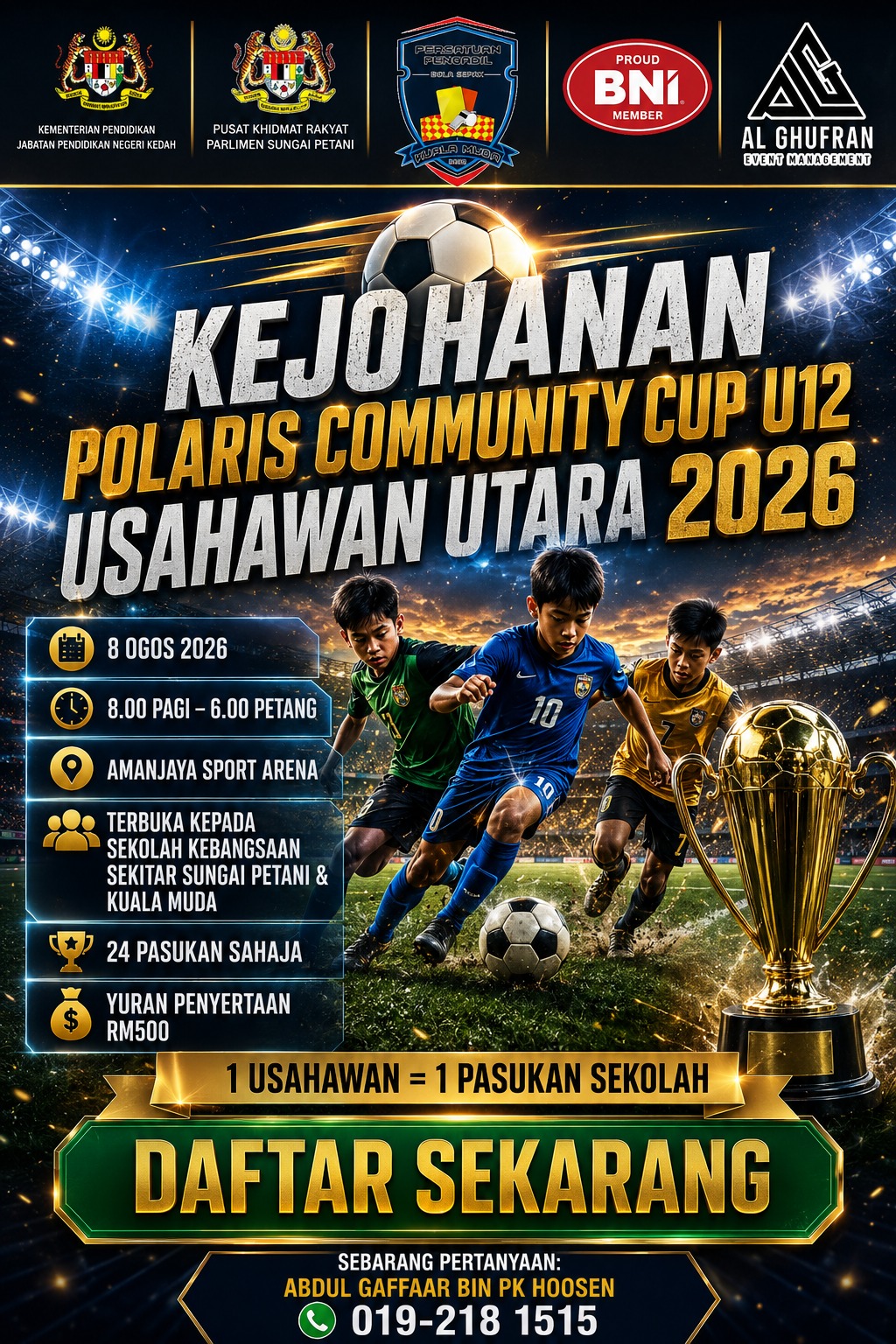 Kejohanan Polaris Community Cup U12 Usahawan Utara 2026