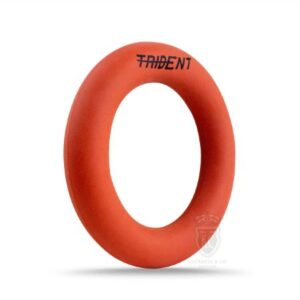 Trident Rubber Ring / Quoits – Orange (165mm)