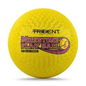 Trident Milestone Playground Ball (Dodgeball) – Yellow