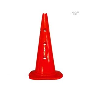 New Top Skittle Cone with Hole (18")