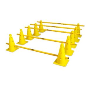 Trident Hat Cone Hurdle Set – 12″ (Yellow)