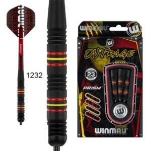 Winmau Outrage - Steel Tip Darts (1232)