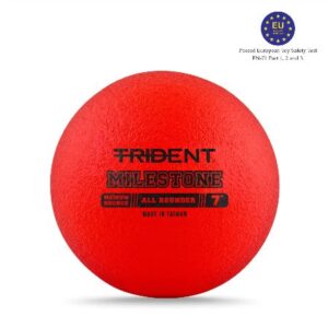 Trident Milestone All Rounder Foam Ball – Red (7″)