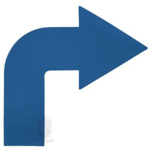 Trident Rubber Corner Marker – Blue