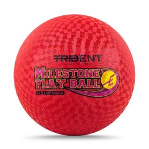 Trident Milestone Playground Ball (Dodgeball) – Red