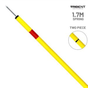 Trident Two-Piece Slalom Pole with Spring – Yellow