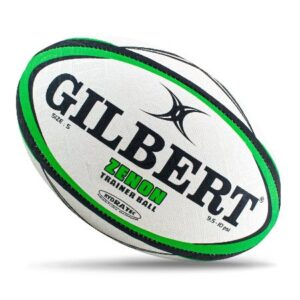 Gilbert Zenon Rugby Ball – Green (Size 5, 4, 3)