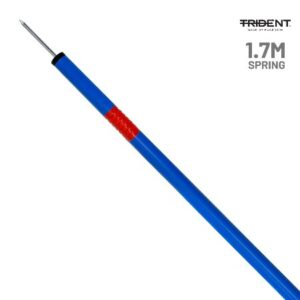 Trident Slalom Pole with Spring – Blue