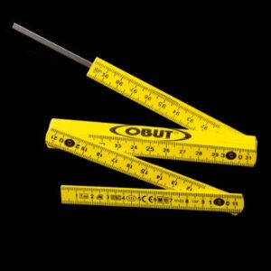 Obut Petanque Folding Ruler – Yellow
