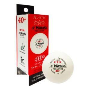 Nittaku 3-Star 40+ Premium Table Tennis Balls (NB1300)