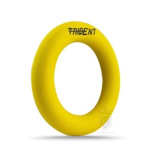 Trident Rubber Ring / Quoits – Yellow (165mm)