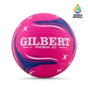 Gilbert Phoenix 2.0 Match Netball – Pink (Size 5, 4)